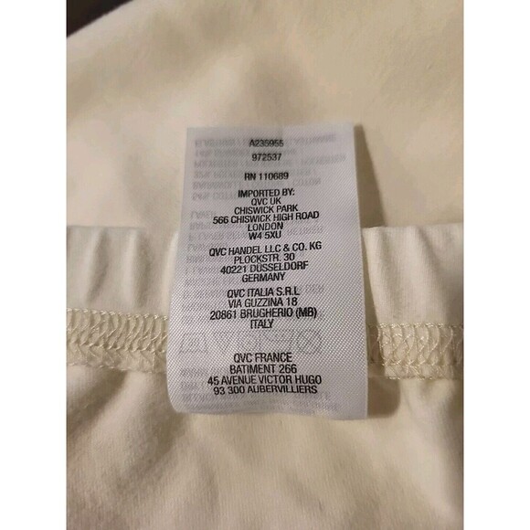 Renee Greenstein Pants Tummy Control Women With Control Sz 3XT Tall - Cream New - Picture 6 of 10